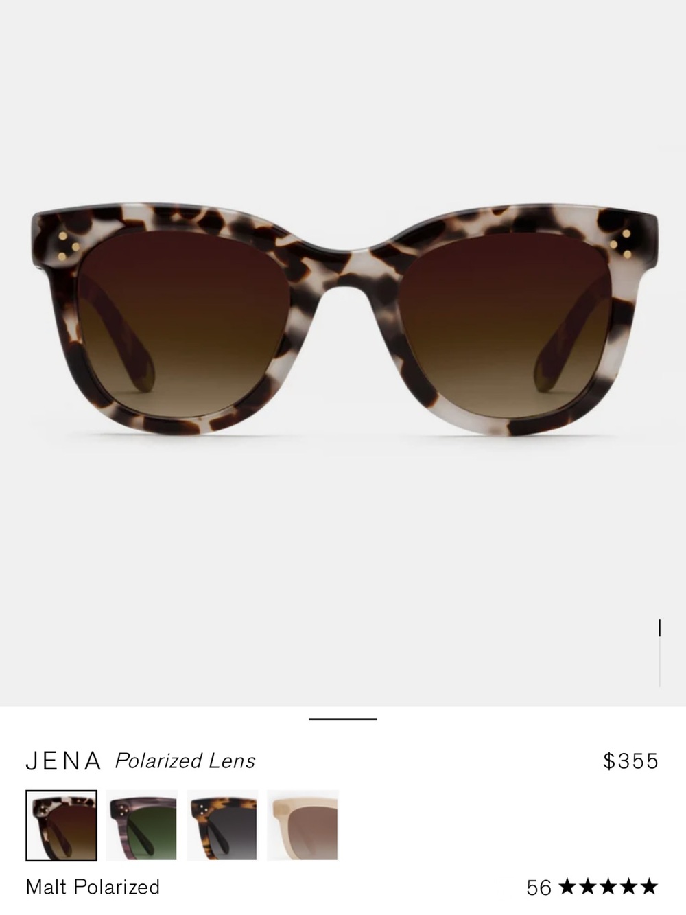 Krewe Polarized Tortoiseshell Sunglasses - Women